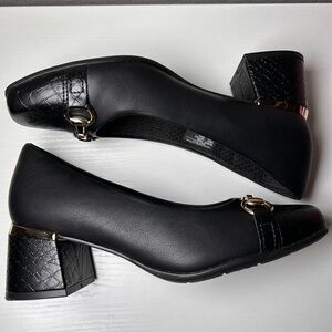 Piccadilly Maxi-Brazilian Elegant Block heel shoes Size 6 New